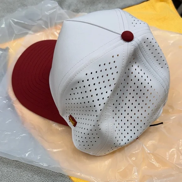 Melin Small White and Red SC Logo Cap - Picture 8 of 13